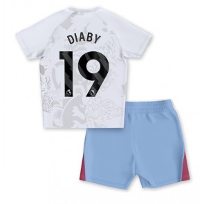 Maillot de foot Aston Villa Moussa Diaby #19 Extérieur enfant 2023-24 Manches Courte (+ pantalon court)